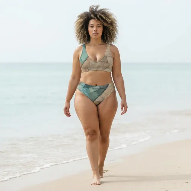 High-Waisted Bikini, one-of-one design 3B919401
