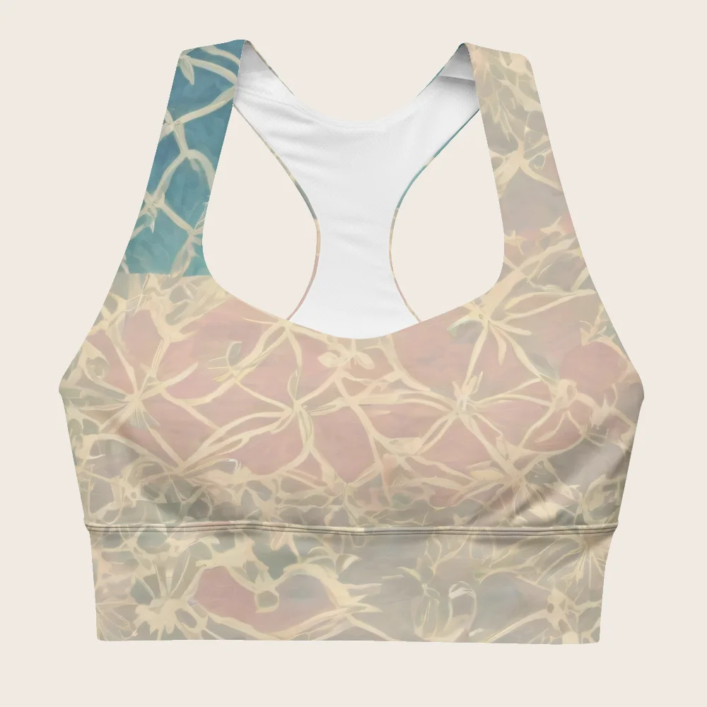 Longline Sports Bra on model