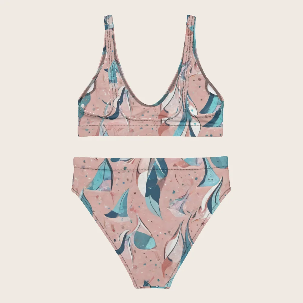 High-Waisted Bikini on model
