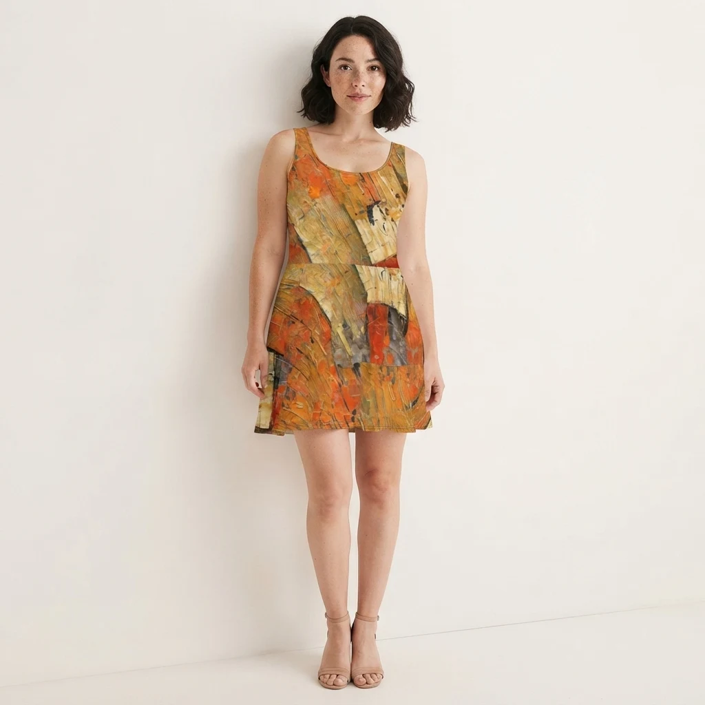 Skater Dress on model