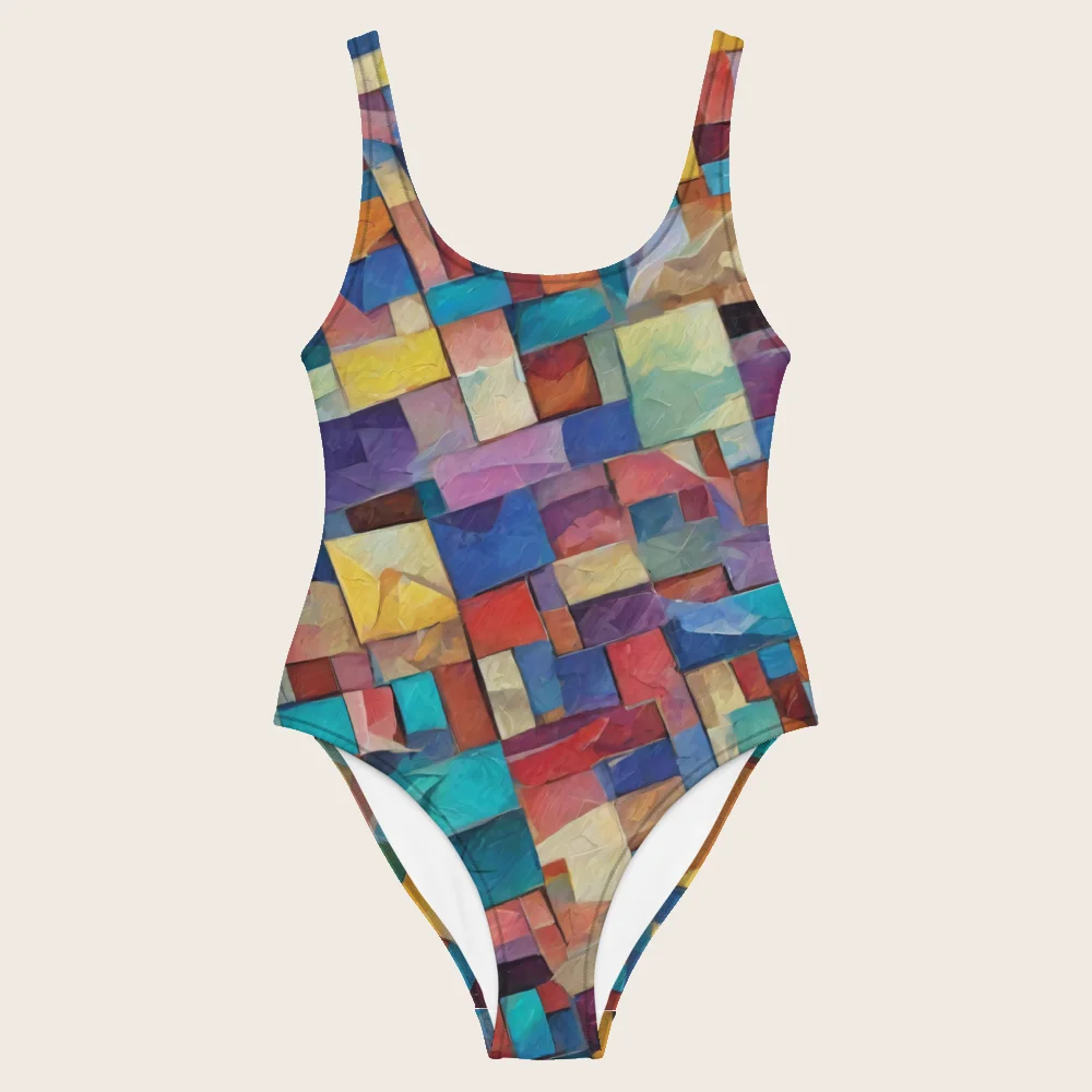 One-Piece Swimsuit on model