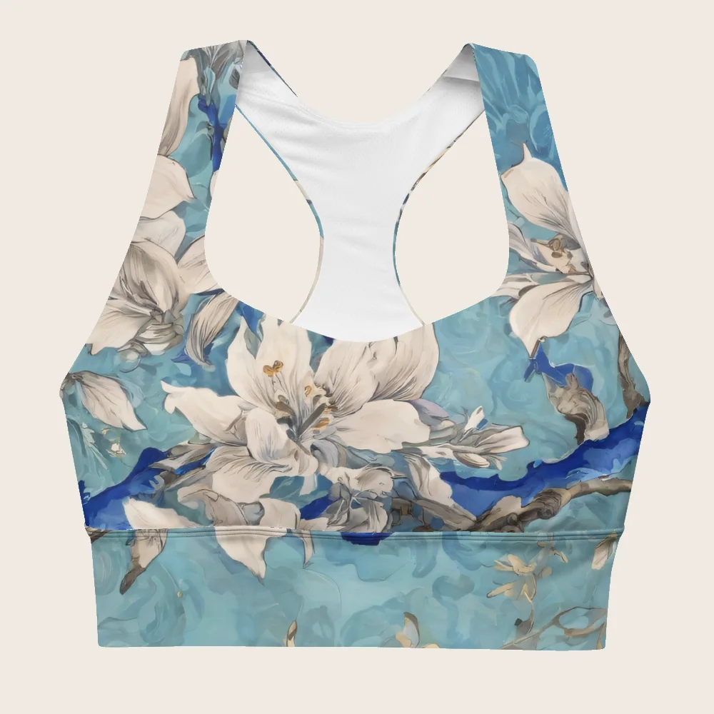 Longline Sports Bra on model