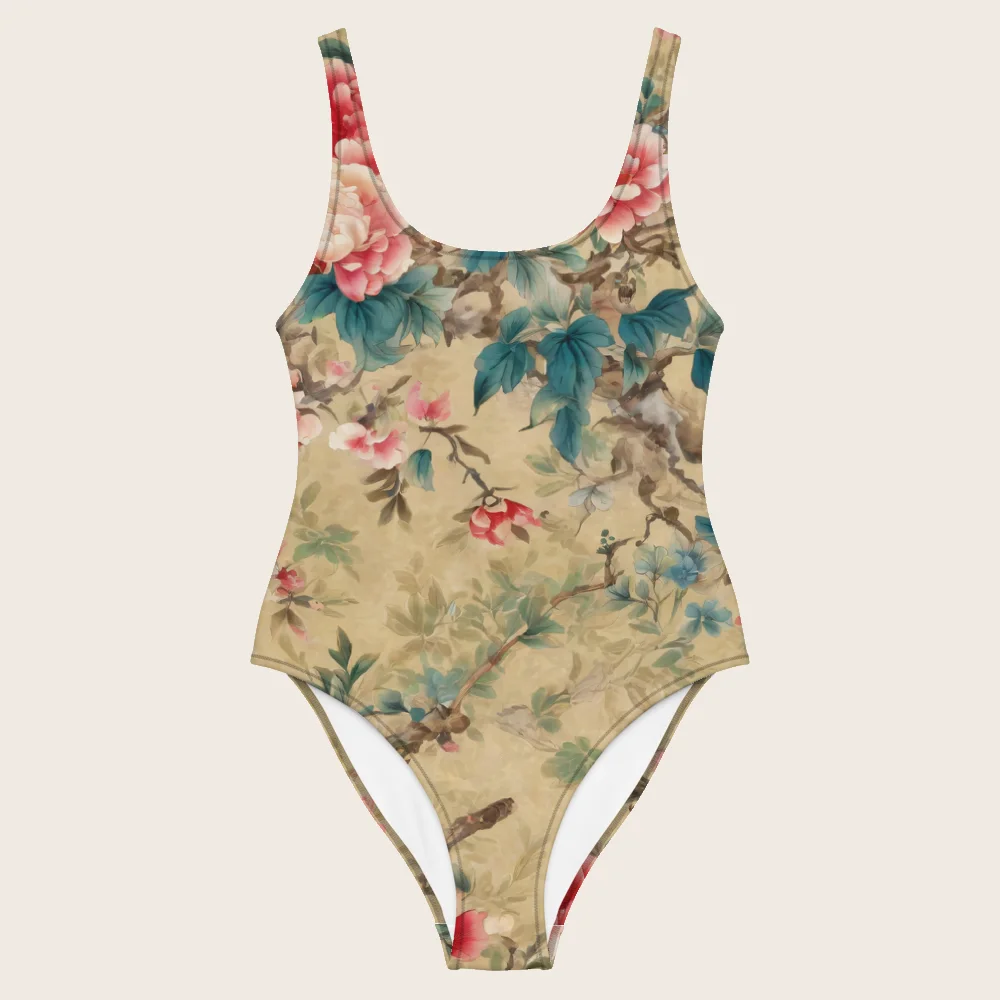 One-Piece Swimsuit on model