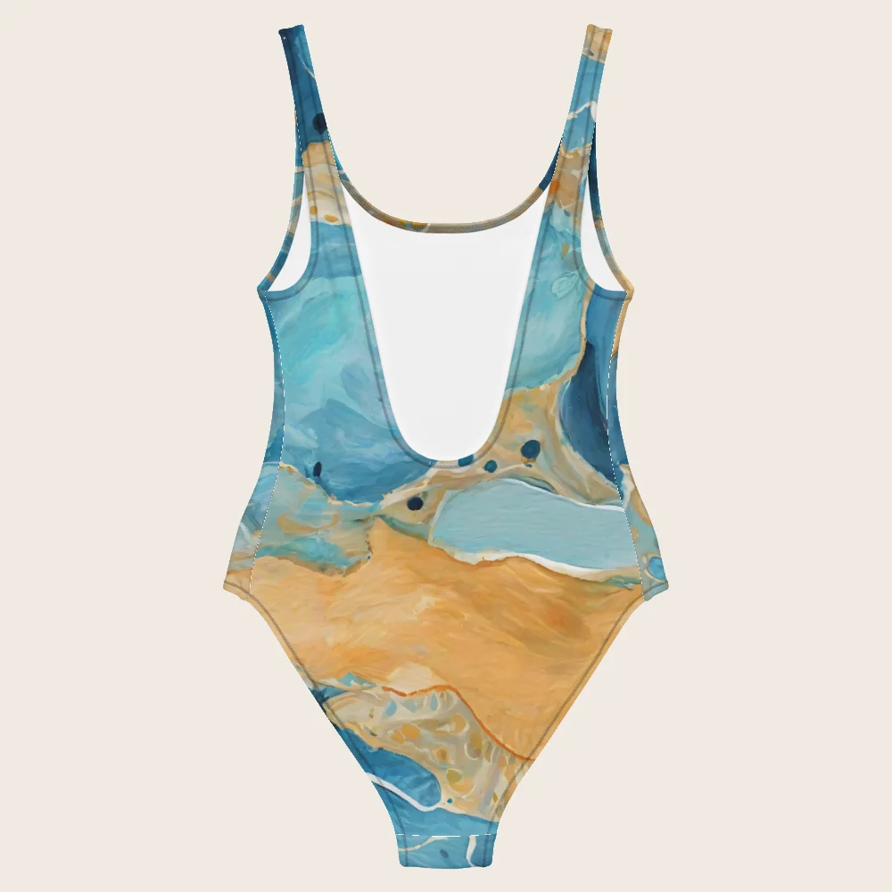 One-Piece Swimsuit on model