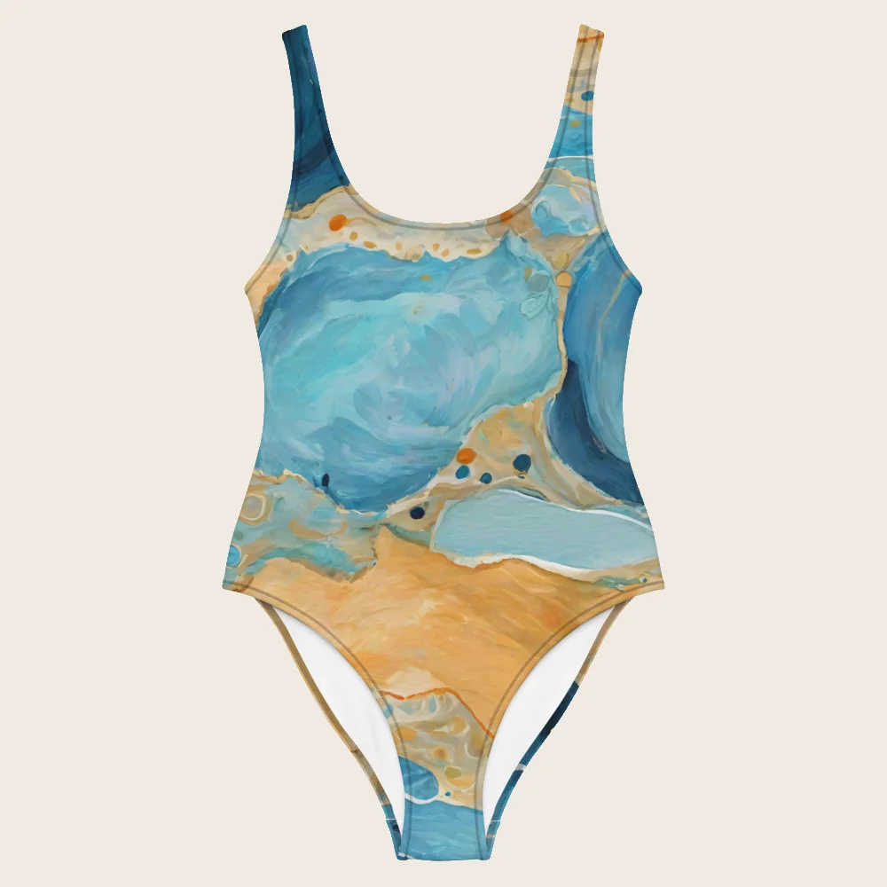One-Piece Swimsuit on model