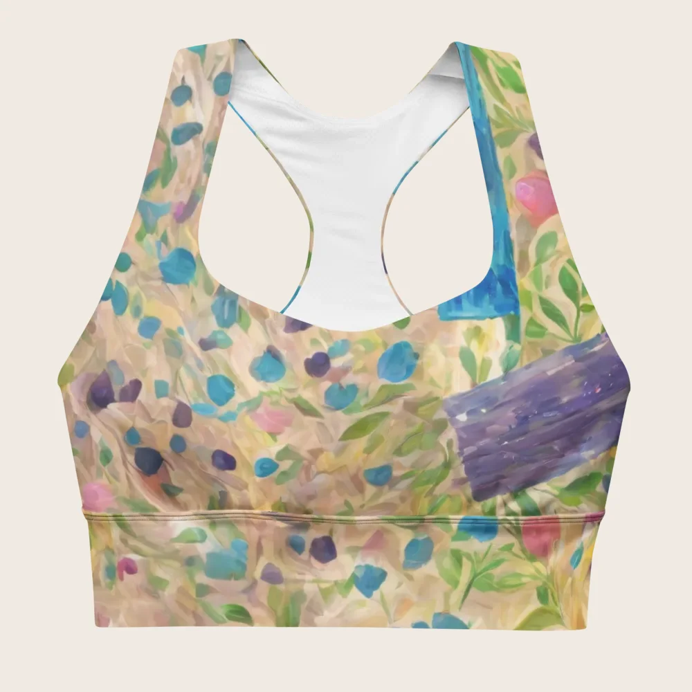 Longline Sports Bra on model