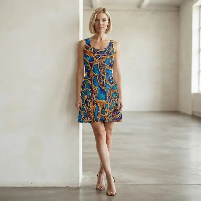 Skater Dress, one-of-one design C0217A23