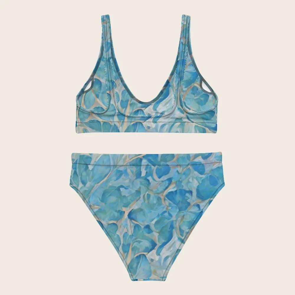 High-Waisted Bikini on model