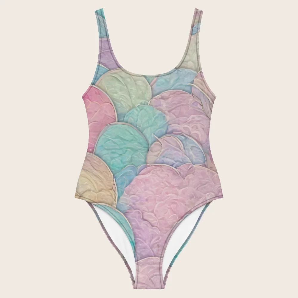 One-Piece Swimsuit on model