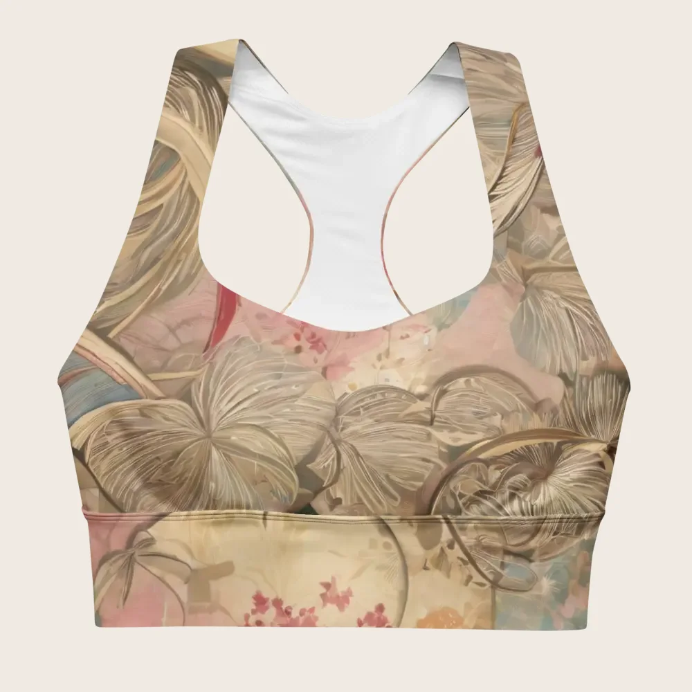 Longline Sports Bra on model