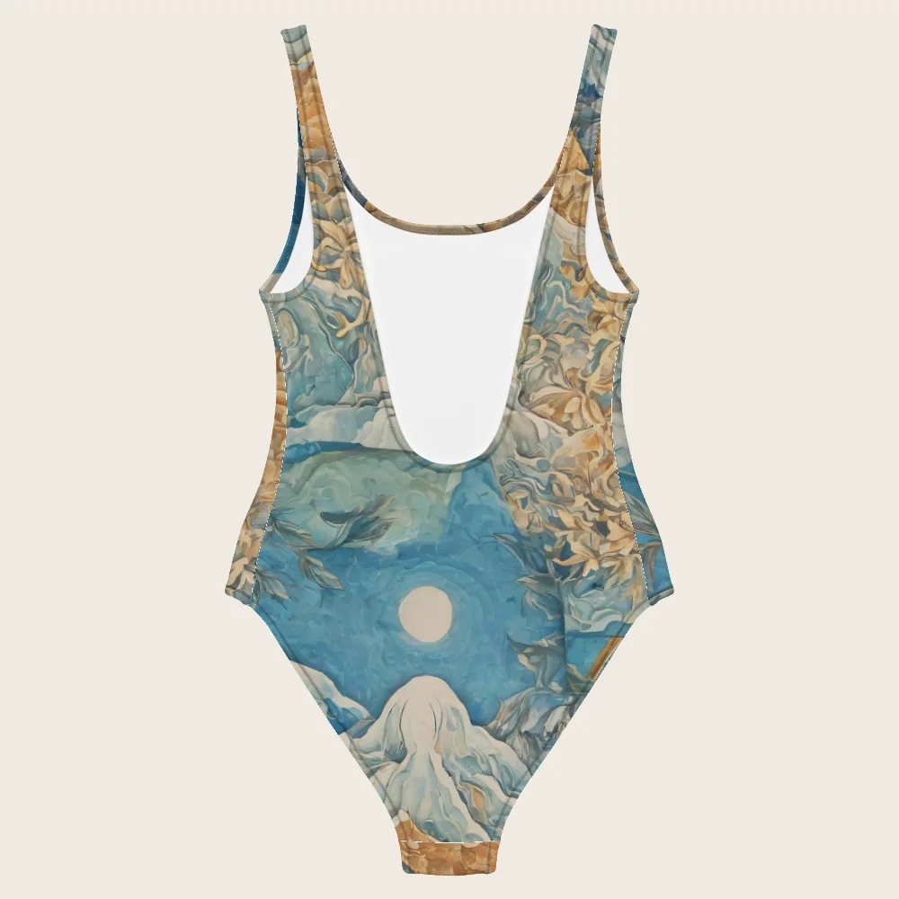 One-Piece Swimsuit on model