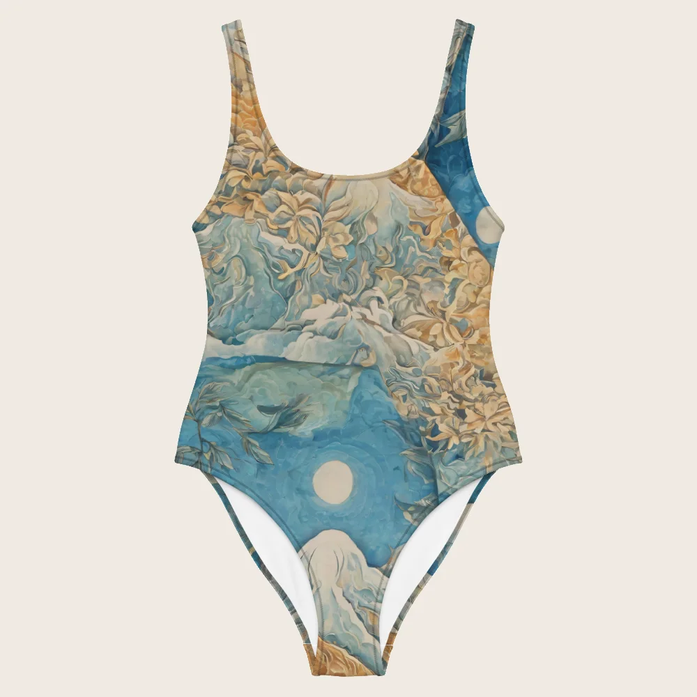 One-Piece Swimsuit on model