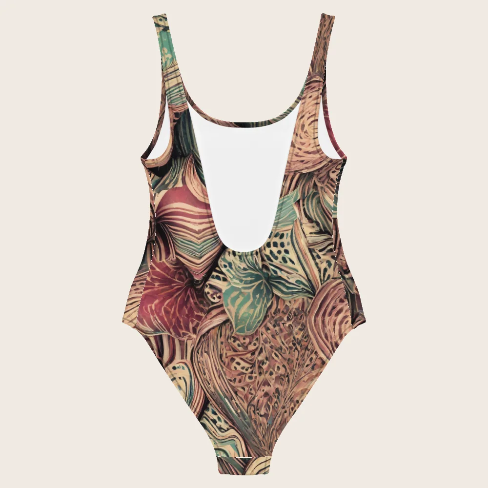 One-Piece Swimsuit on model