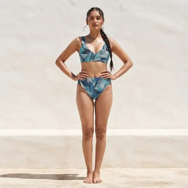 High-Waisted Bikini, one-of-one design D8A2A862