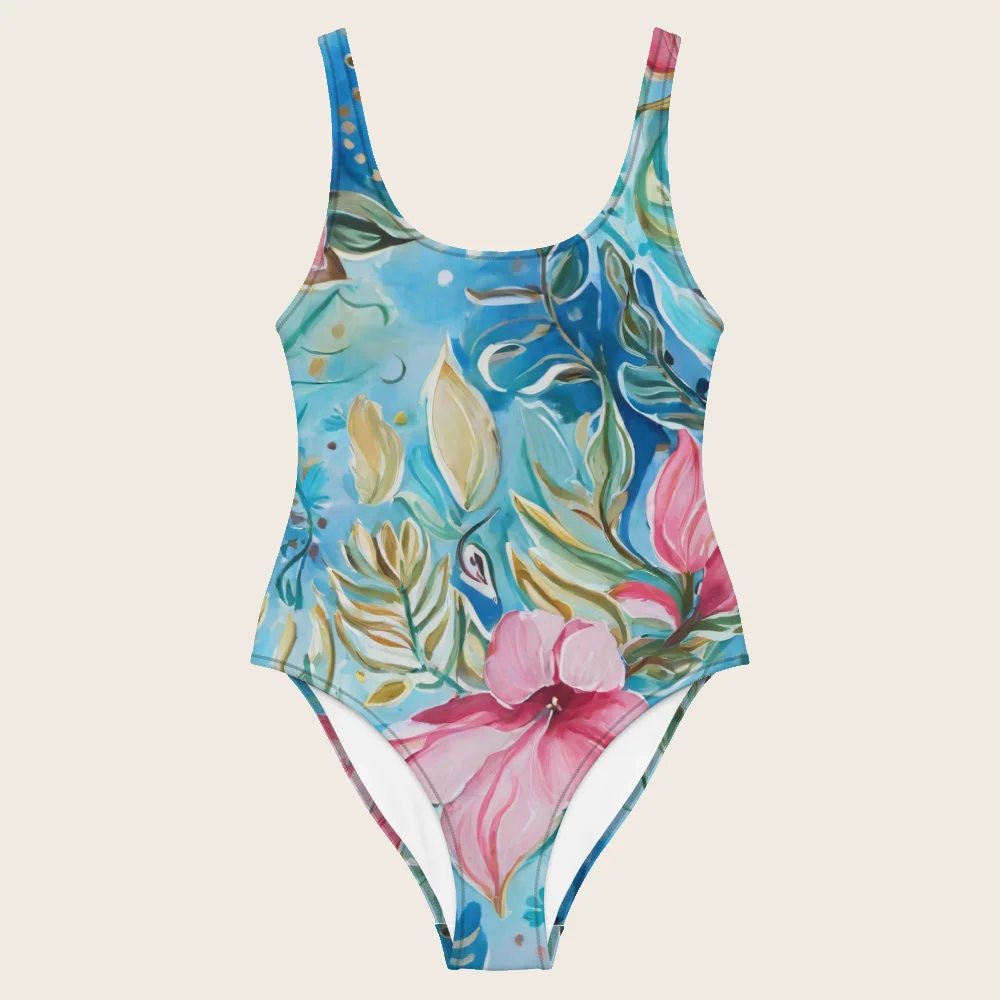 One-Piece Swimsuit on model