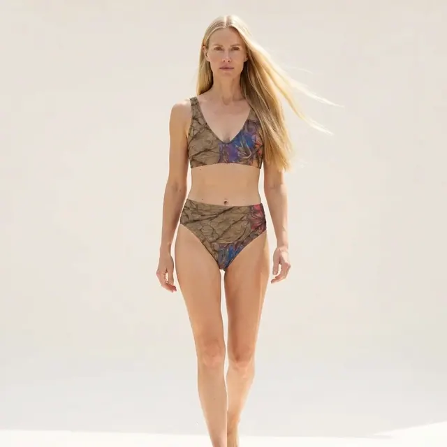 High-Waisted Bikini, one-of-one design 85500767
