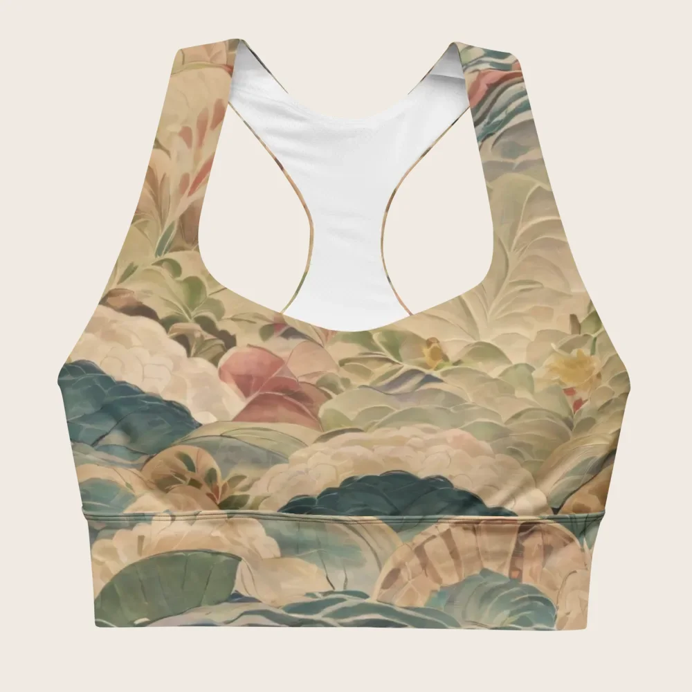 Longline Sports Bra on model