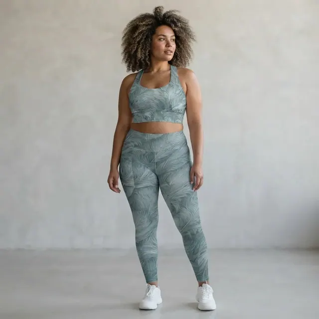 Longline Sports Bra, one-of-one design 41671B71