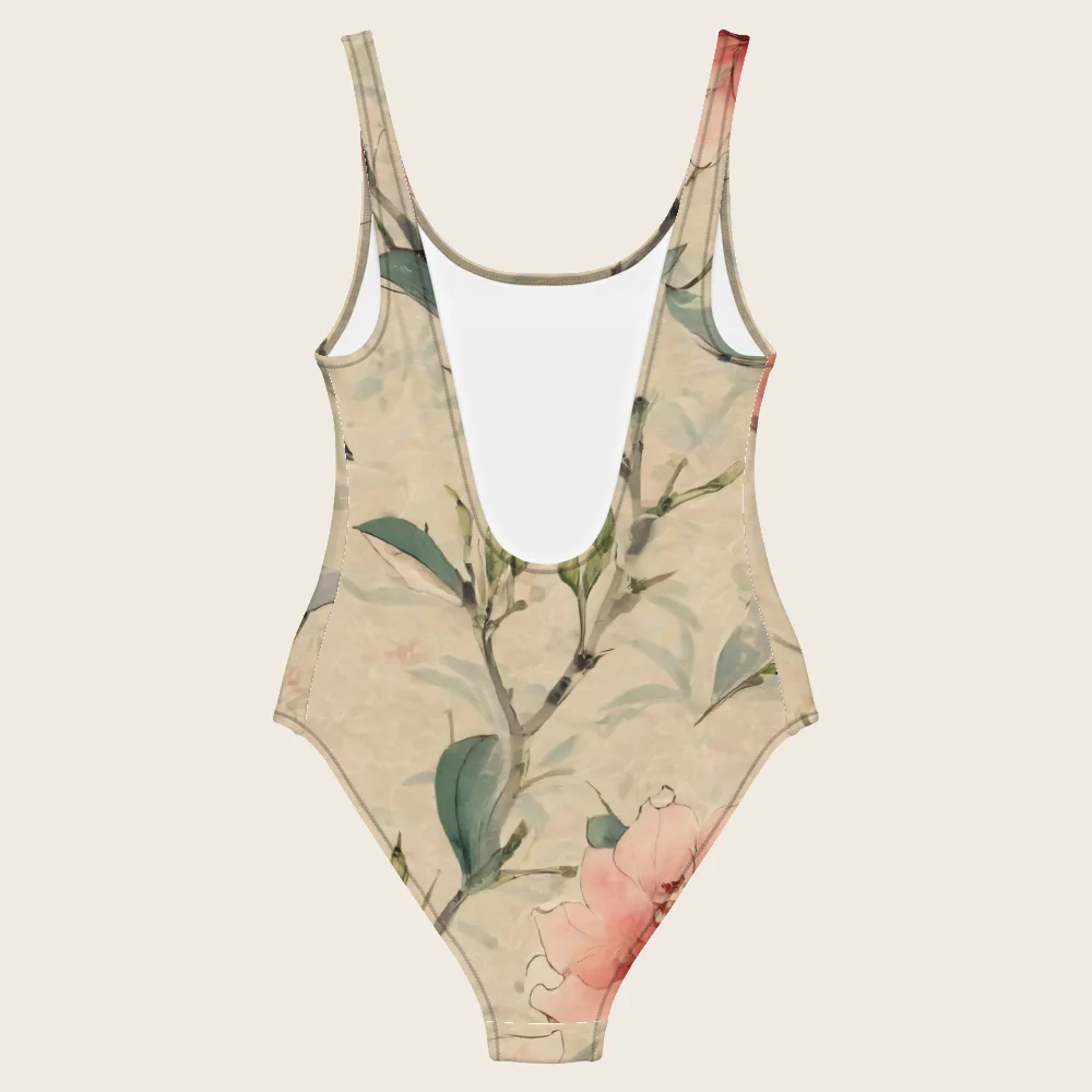 One-Piece Swimsuit on model