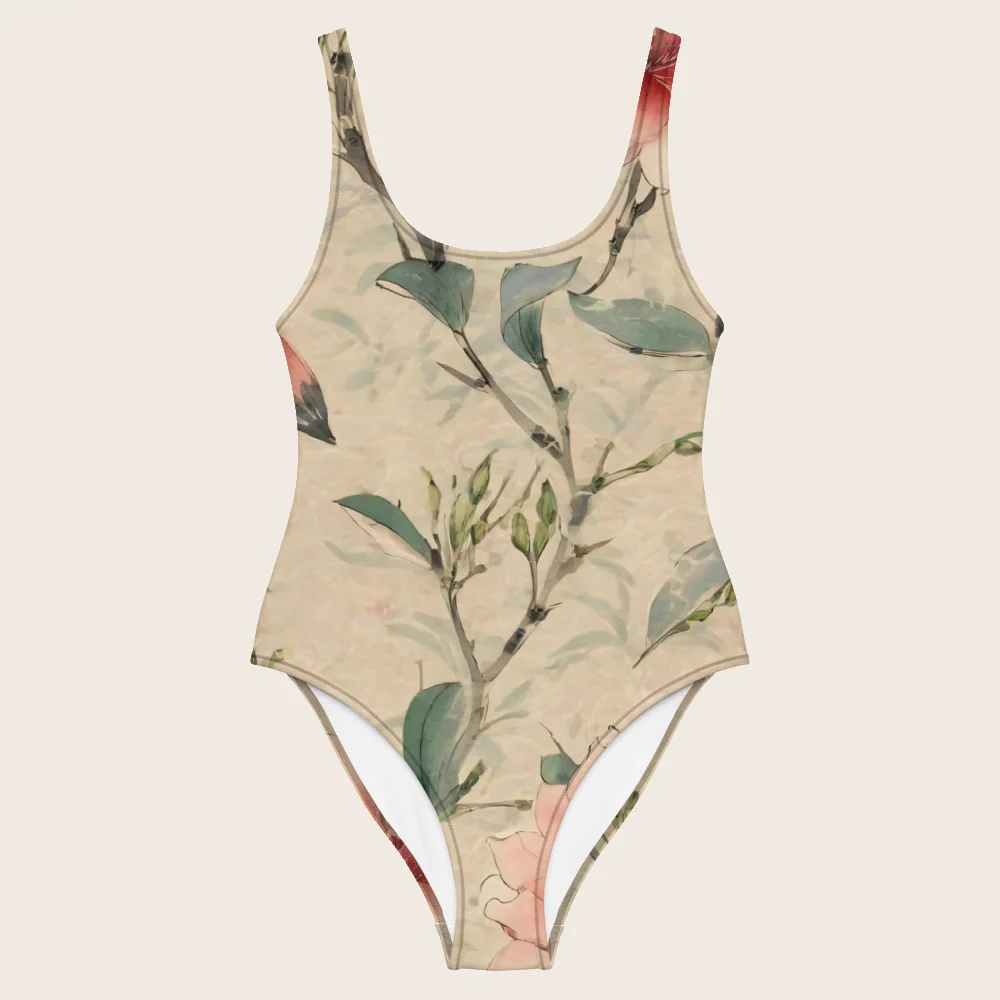 One-Piece Swimsuit on model