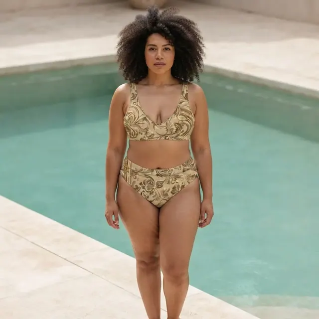 High-Waisted Bikini, one-of-one design 8C317C30