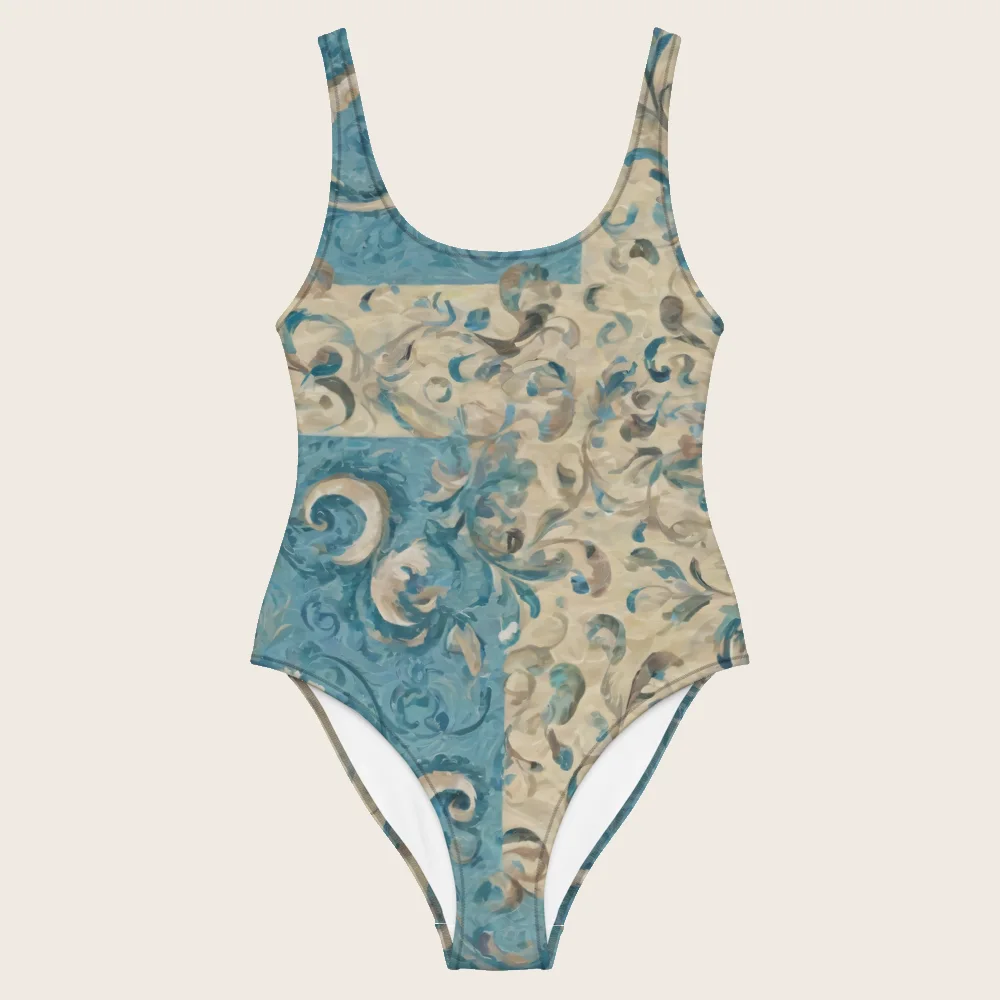 One-Piece Swimsuit on model