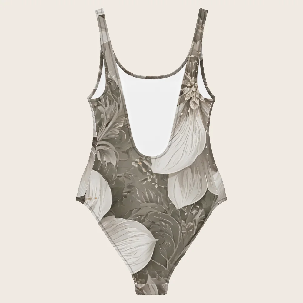 One-Piece Swimsuit on model