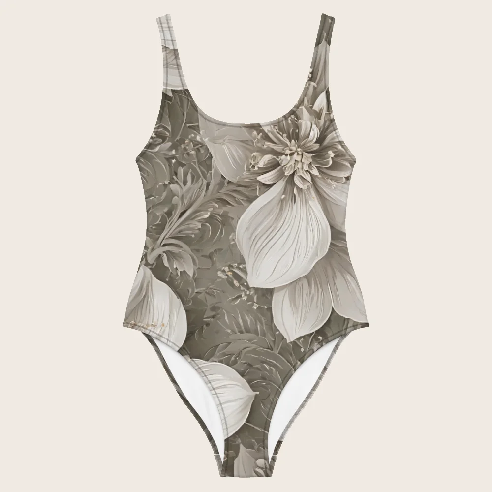 One-Piece Swimsuit on model