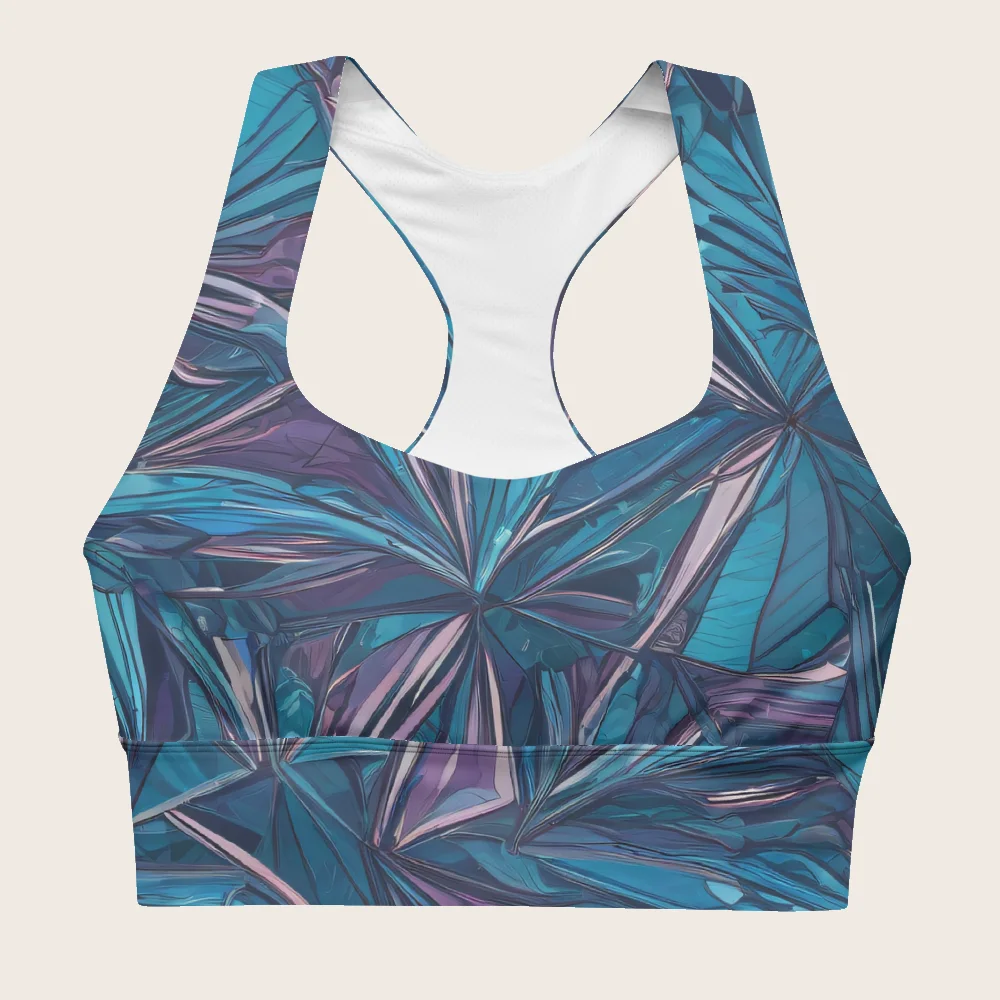 Longline Sports Bra on model