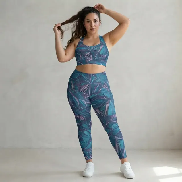 Longline Sports Bra, one-of-one design CB35E217