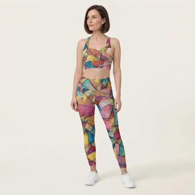 Longline Sports Bra, one-of-one design 46669903