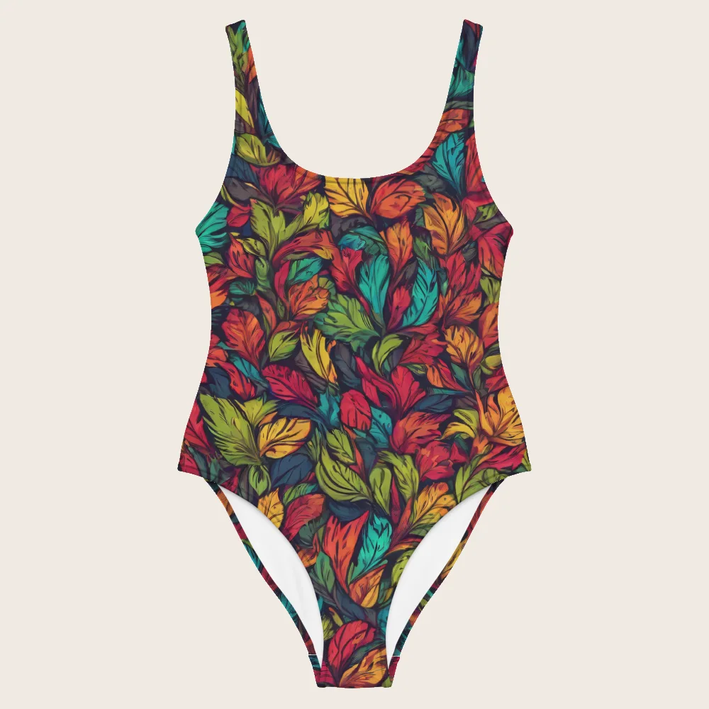 One-Piece Swimsuit on model