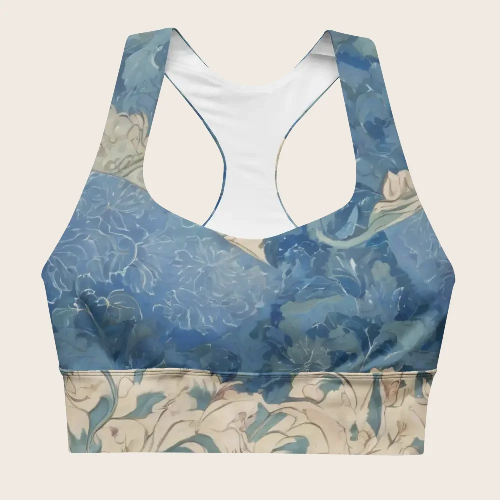 Longline Sports Bra on model