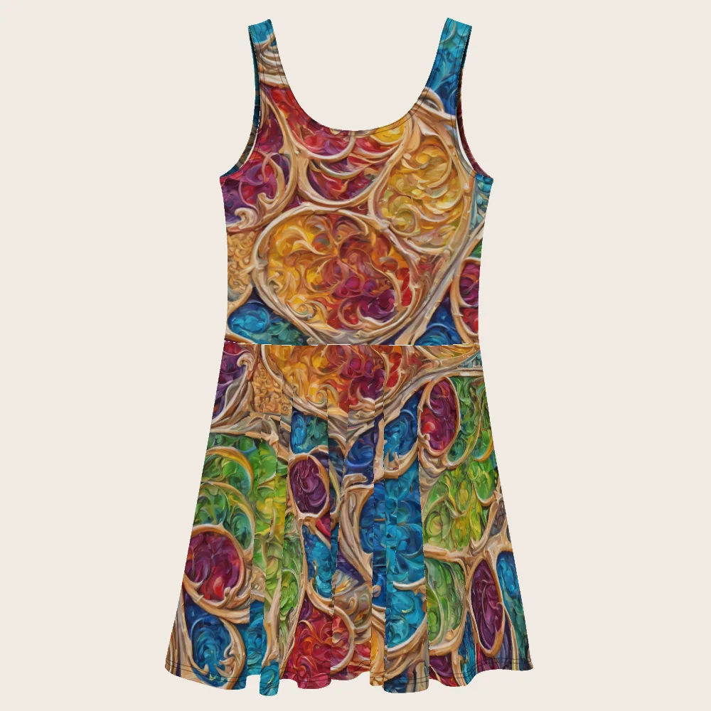 Skater Dress on model