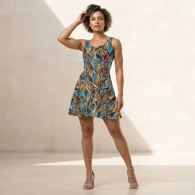 Skater Dress, one-of-one design 986A5BB9