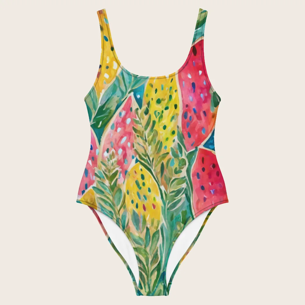 One-Piece Swimsuit on model