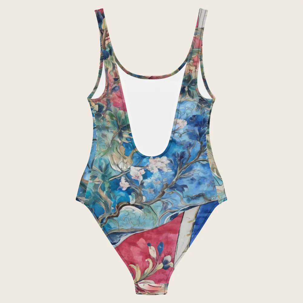 One-Piece Swimsuit on model