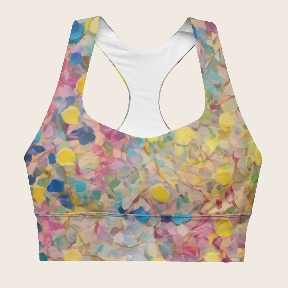 Longline Sports Bra on model