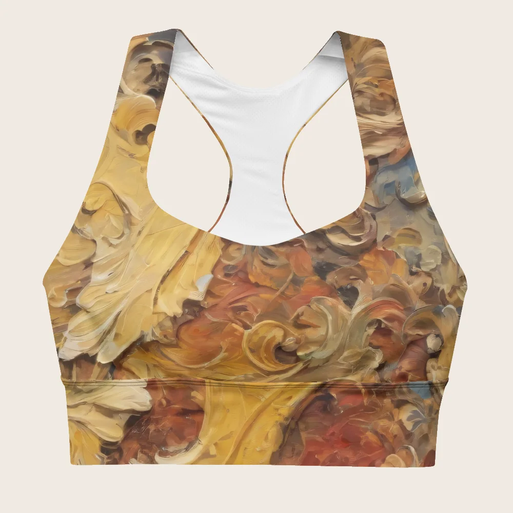 Longline Sports Bra on model