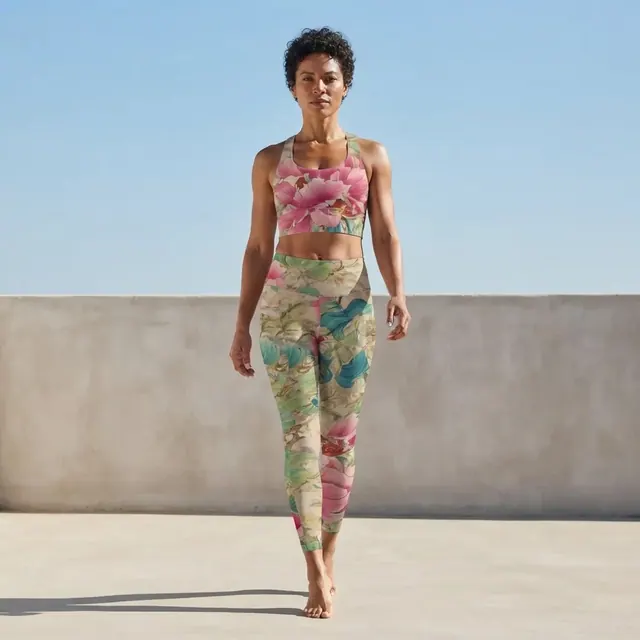 Longline Sports Bra, one-of-one design 824AEF6C