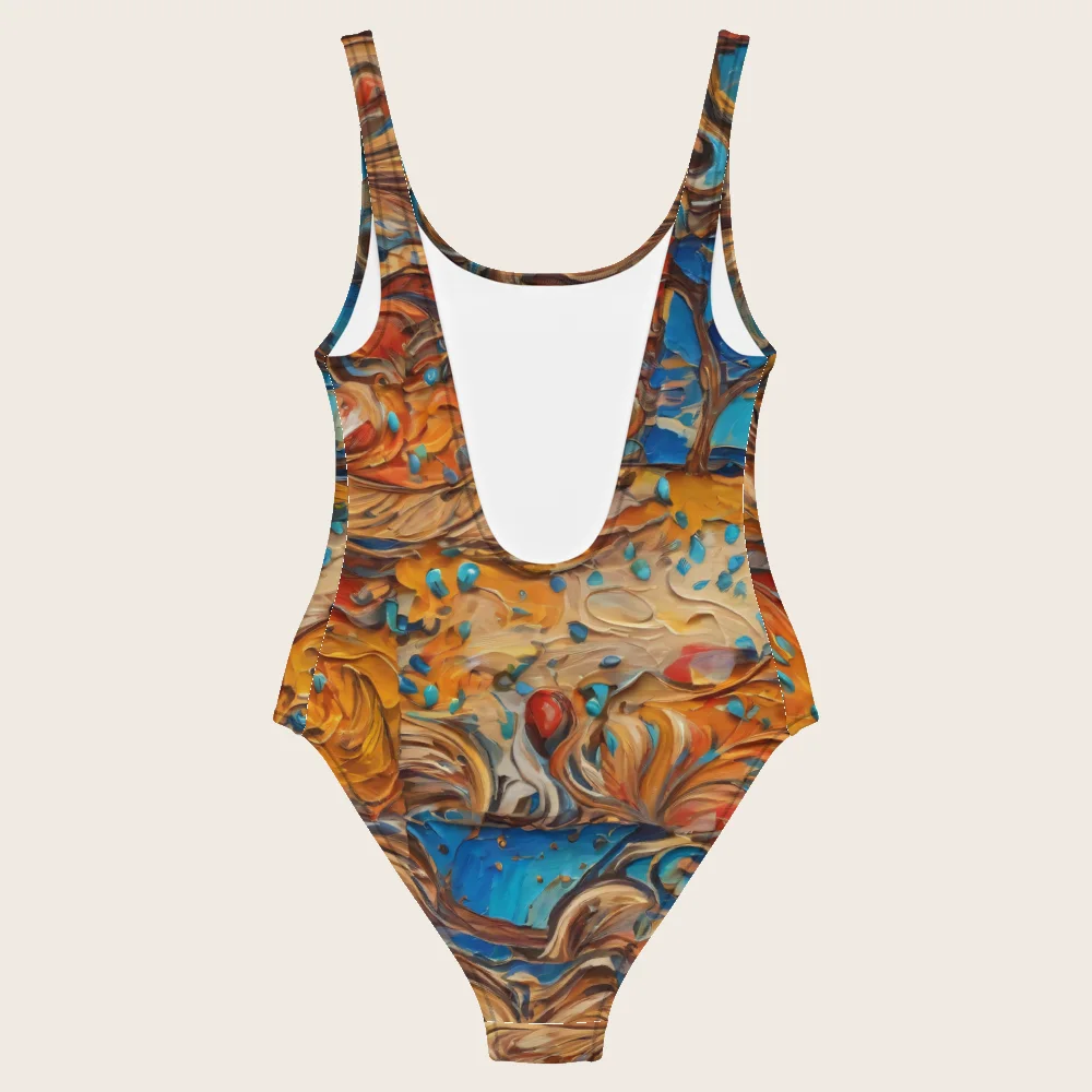 One-Piece Swimsuit on model