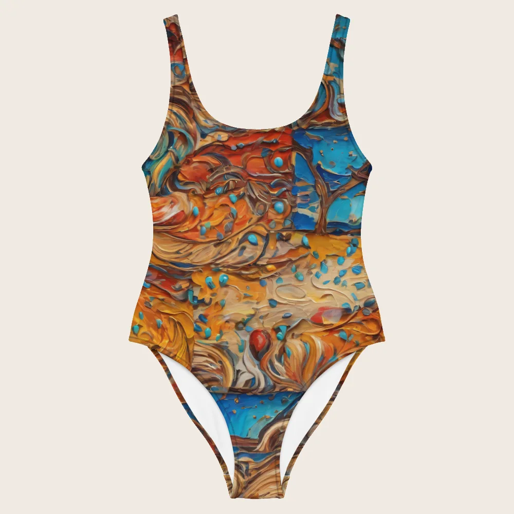 One-Piece Swimsuit on model