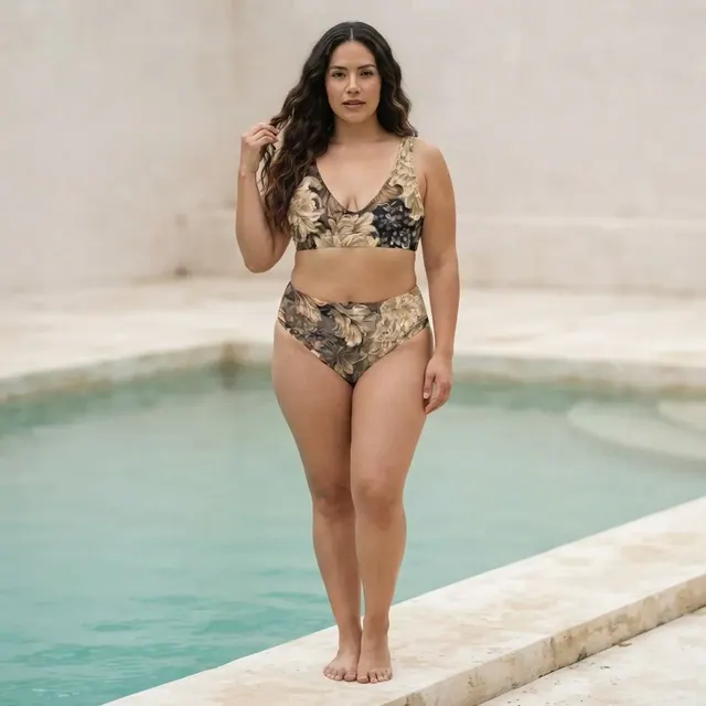 High-Waisted Bikini, one-of-one design 75B46237