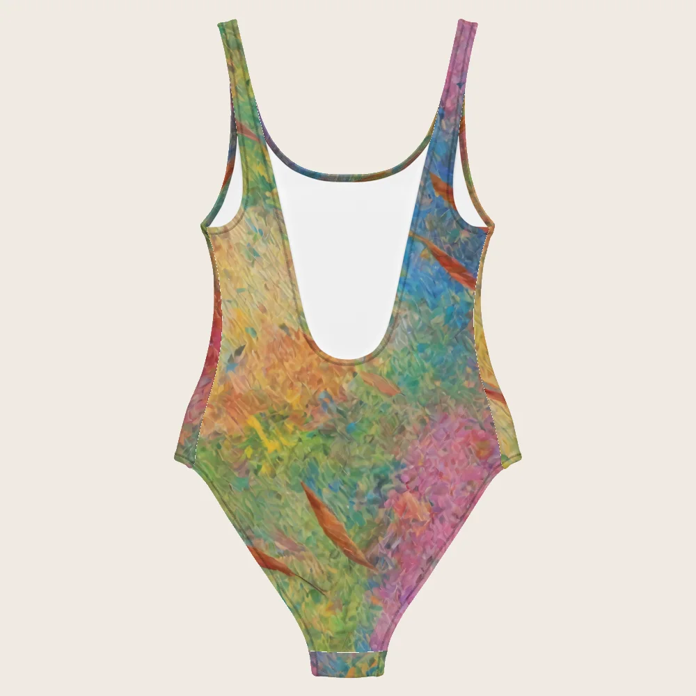 One-Piece Swimsuit on model