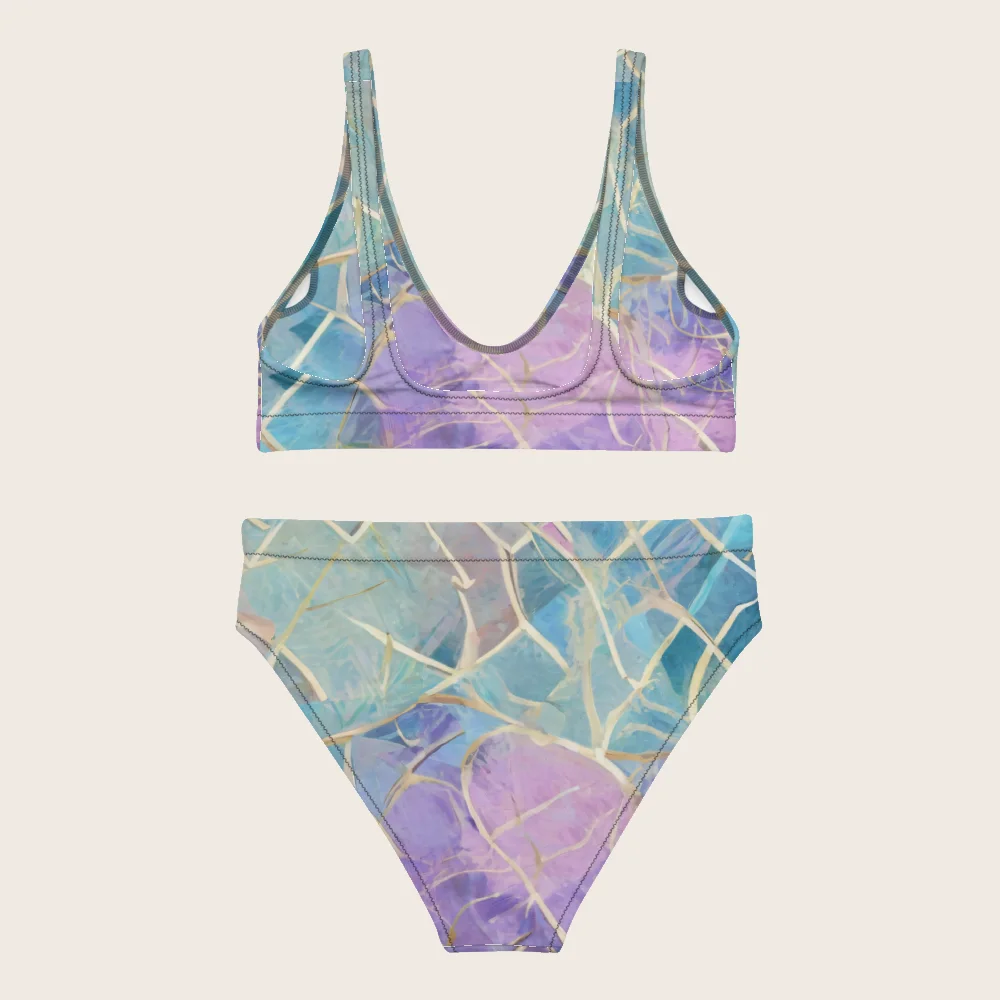 High-Waisted Bikini on model