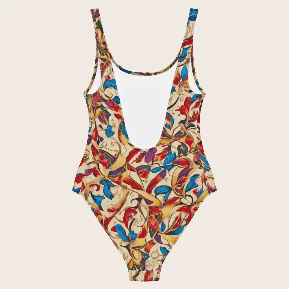 One-Piece Swimsuit on model