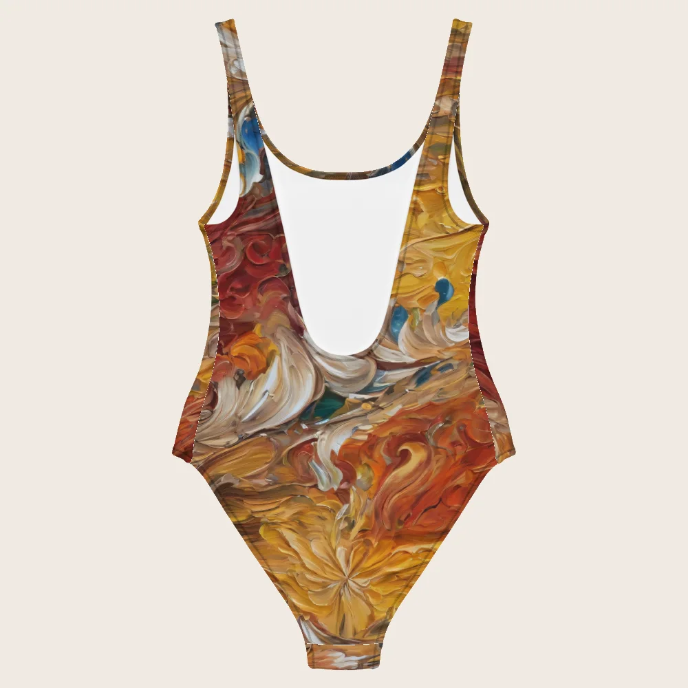 One-Piece Swimsuit on model