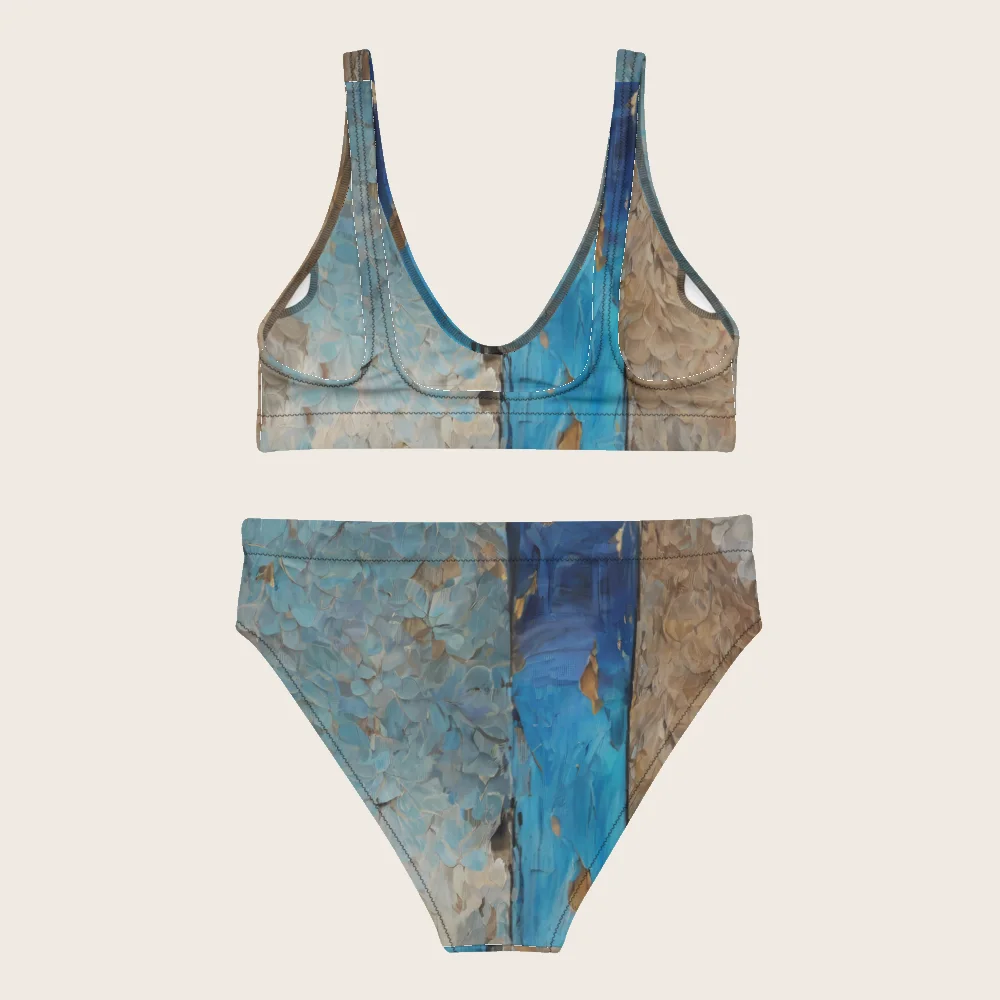High-Waisted Bikini on model