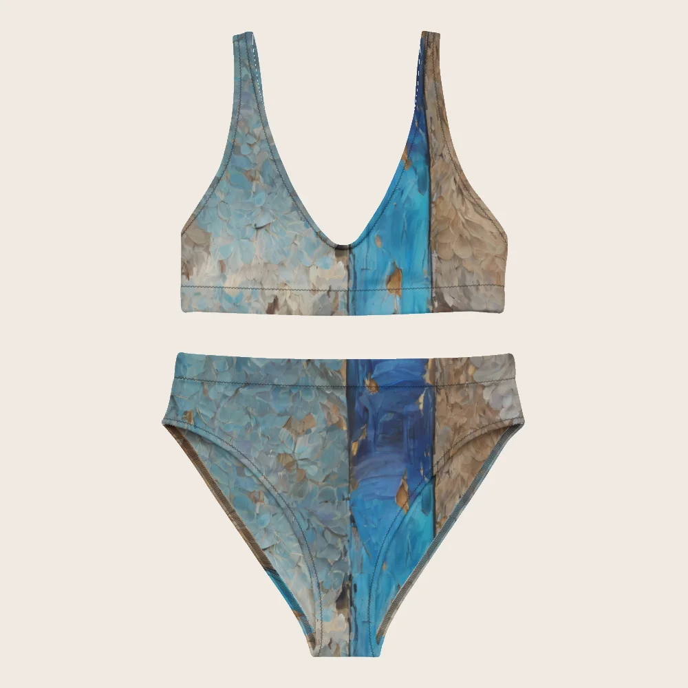 High-Waisted Bikini on model