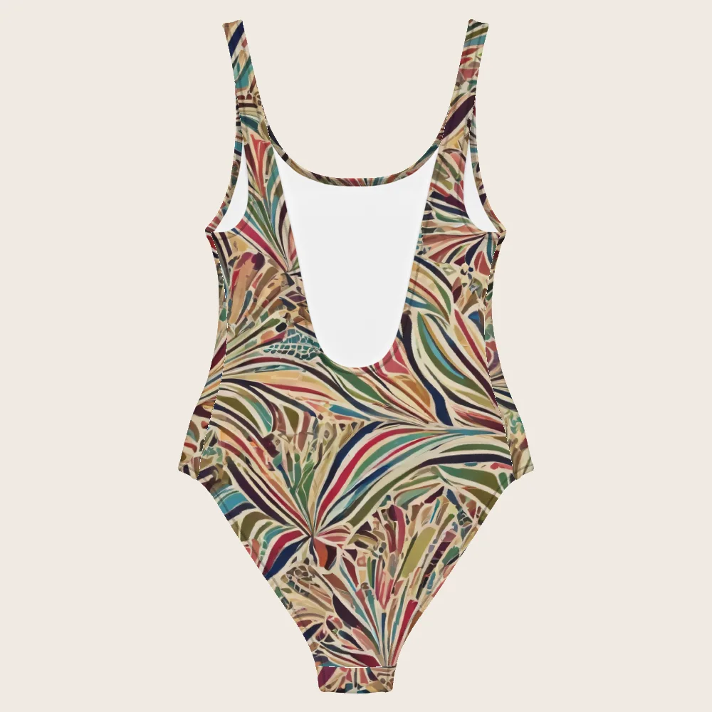 One-Piece Swimsuit on model